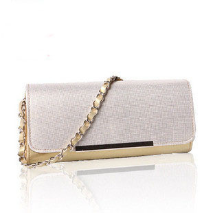 菱格链条单肩斜跨...