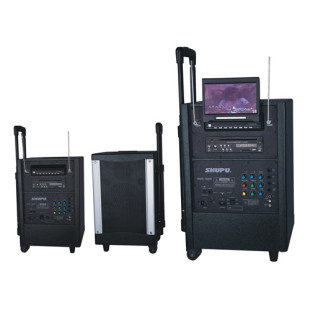  舒普SP-8T/10T/12T移动多功能无线扩音器拉杆音箱带DVD超大液晶屏