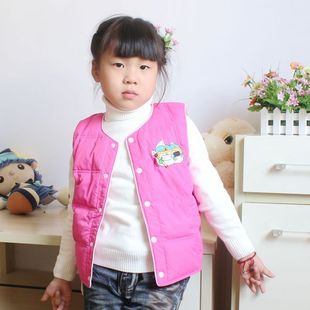  童装雅雪达男女儿童羽绒内胆/羽绒背心/马甲 正品3折 中童5色