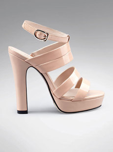 Dream Basha shoes 2012, new simple leather with high water Roman Sandals 122,512,223