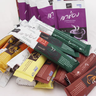  泰国高盛五味速溶咖啡 原味卡布奇诺奶味摩卡意式404g多买有优惠