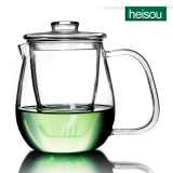 heisou 纯手工耐高温玻璃茶具过滤内胆泡花茶壶器 KC156 【优惠价:40.60元 最近成交290笔】