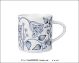 预订芬兰Arabia Mug Winter Star 四季诗冬季马克杯0.35L绝美 荐