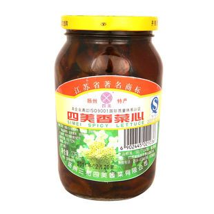  【天猫超市】 四美 香菜心酱菜 375g/瓶 调味品