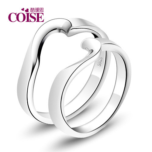 COISE 925�����Ķ����¶Խ� ���ν�ָ ��ָŮ ���� ��ѿ��ְ���