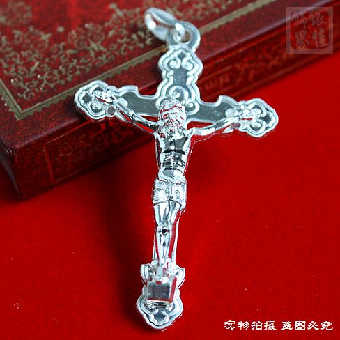 999纯银超大立体十字架吊坠时尚精品流行个性潮人款男女生日礼物在类目 饰品/流行首饰/时尚饰品新, 项坠/吊坠中 - 来自Buy2taobao.com提供专业的淘宝代购服务