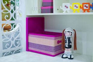  宜然家居 折叠百纳箱 牛津布收纳筐 收纳盒  收纳箱 收纳篮