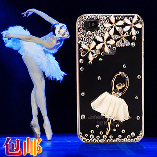  正品 iphone4s手机壳 苹果4手机壳 水钻 手机套 保护套 外壳 配件