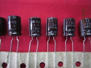 全新正品工厂用220UF\/35V电容(适用于场输出