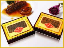 青岛海滨小金淡干海参节日御礼(100g淡干海参+200g鲍鱼)特价