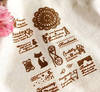 手工拼布 棉布 包包DIY装饰配件植绒烫画 韩国同步热转印立体画