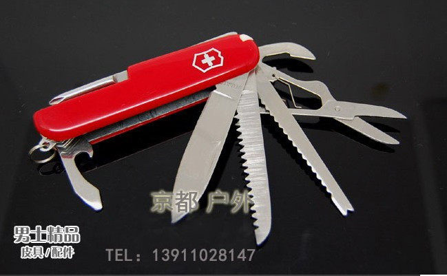 【秒杀特价】瑞士军刀款91MM型 12功能军刀经典款式（港版精品）