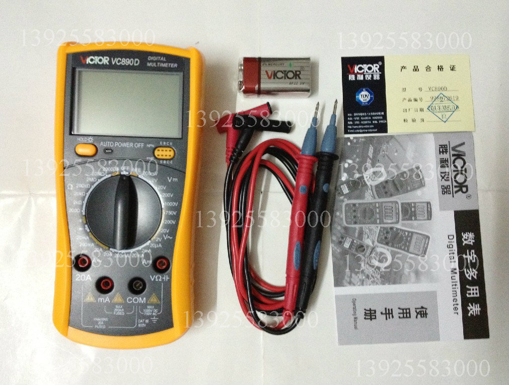 原装正品深圳胜利万用表 数字万用表VC890D 多用表带背光 20A表笔|msdalam kategori perkakasan/alat, instrumen, multimeter - dari Buy2taobao.com untuk memberikan perkhidmatan ejen Taobao profesional membeli