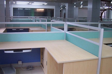 长沙办公家具隔断屏风玻璃间隔桌格子组合电脑