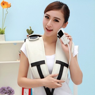  路奈正品包邮 颈肩乐 肩颈捶打按摩披肩 肩部 颈椎按摩器 颈部