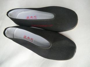  牛筋底男式黑布鞋传统圆口布鞋防滑中老年人老北京元口布鞋功夫鞋