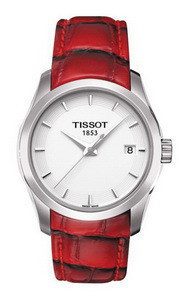  Tissot天梭库图系列时尚经典流行皮带石英女表T035.210.16.011.01