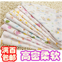 西松屋纱布毛巾 双层厚款纱布手帕 高密口水巾 纯棉婴儿宝宝浴巾