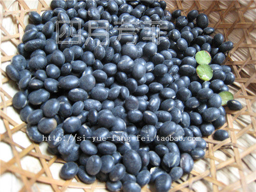 农家有机自种黑豆 绿芯心 五谷粗粮 四月芳菲的店 500克不包邮