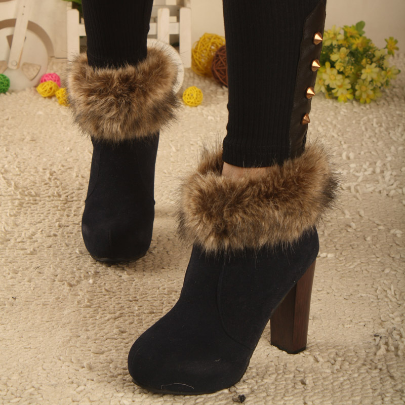 新款甜美复古尖头...