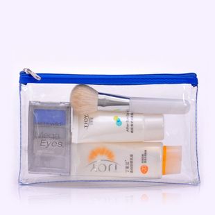  旅行必备透明PVC化妆包袋 便携洗漱包袋 也可专用于旅游湿毛巾袋