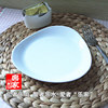 7.5吋 西餐牛排盘 白瓷平盘 自助餐盘  陶瓷水果寿司餐具 菜盘子