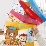 满满爱&hearts;韩国文具 轻松熊pvc粘扣文件夹/资料收纳袋/票据夹 N301