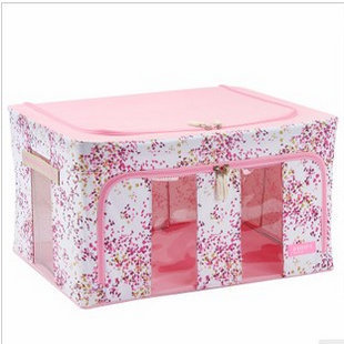  包邮 韩国汉森正品 铁架牛津布收纳箱/整理箱百纳箱 收纳盒储物箱