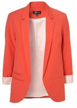 <span class=H>TOP</span><span class=H>SHOP</span> 同款气质女版 男朋友挽袖西装4色推荐 围巾领西装外套