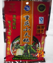 特产 麻辣 调料 佐料 麻辣烫 串串香 重庆小天鹅火锅底料/150克