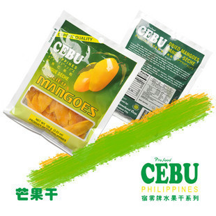  年货蜜饯 菲律宾cebu 宿雾芒果干 宿务 顶级芒果干100g 正品疯抢