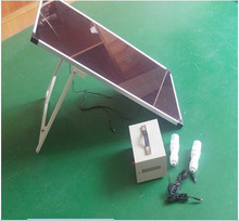 国外热销:多功能小型太阳能发电系统 带太阳能灯/太阳能充电器