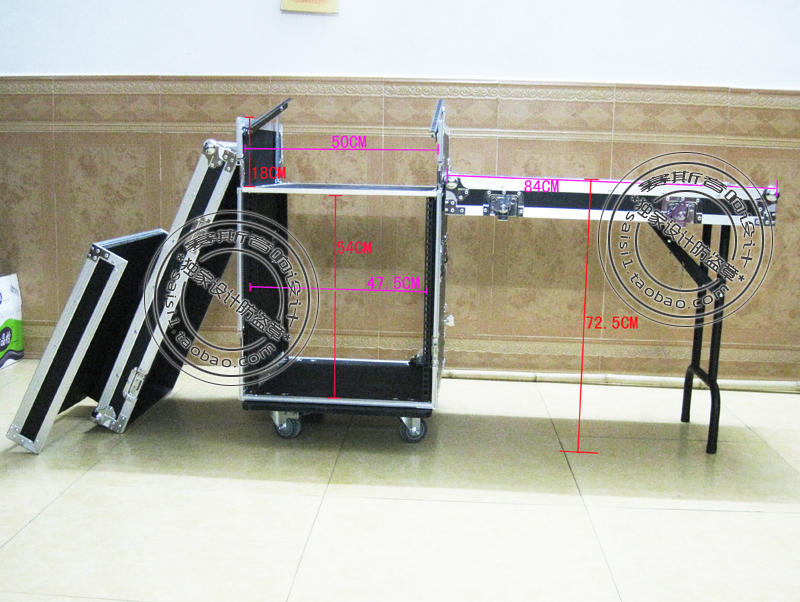 12U+4U三开门带一边工作台DJ升降架航空机柜音响机柜航空箱在类目 影音电器, 影音家电配件, hifi音响配件, 机箱中 - 来自Buy2taobao.com提供专业的淘宝代购服务