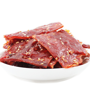  3件包邮靖江特产双鱼风味 手撕猪肉脯 蜜汁芝麻味 特制200g秒杀