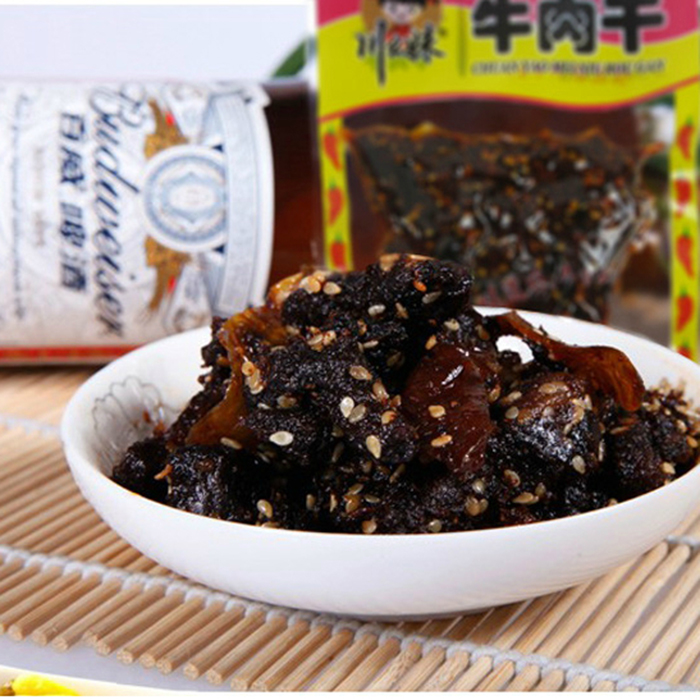 重慶四川風味川幺妹 牛肉幹燒烤味60g 牛肉幹重慶零食小吃在類目 零食/堅果/特產, 牛肉乾/豬肉脯/滷味零食, 牛肉類中 - 來自Buy2taobao.com提供專業的淘寶代購服務