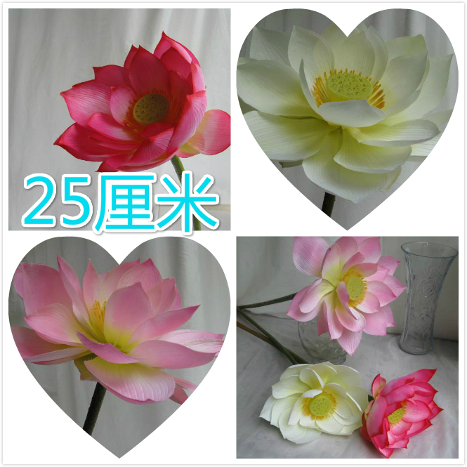 【单支荷花】仿真花绢花装饰花影楼道具演出道具舞台道具仿真荷花在类目 鲜花速递/花卉仿真/绿植园艺, 仿真花/绿植/蔬果成品(新), 仿真绿植中 - 来自Buy2taobao.com提供专业的淘宝代购服务