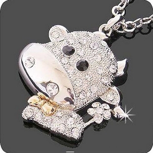 复古欧美可爱满钻牛...