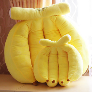 创意家居用品大把香蕉靠枕靠垫抱枕办公枕汽车枕生日礼物搞怪礼物