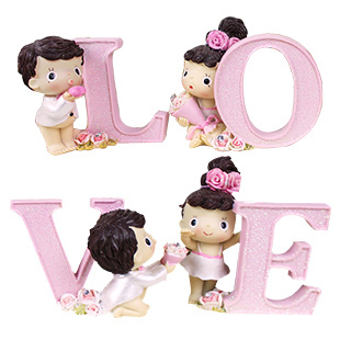  结婚礼物创意家居摆件时尚实用生日情侣送女友爱情LOVE装饰品摆设