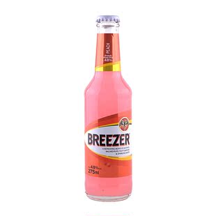  酒仙网 预调酒 洋酒 4.8度百加得冰锐朗姆预调酒蜜桃味275ml