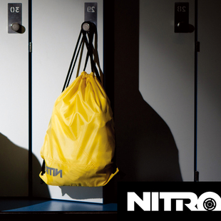  Nitro运动背包束口袋抽绳双肩防泼水多功能专业游泳斜挎单肩背袋