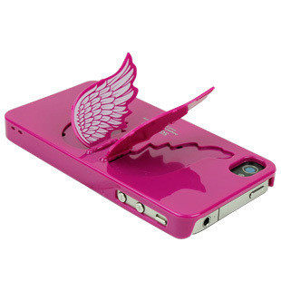 Apple iphone 4/4S angel wings protector shell folding bracket shell 
