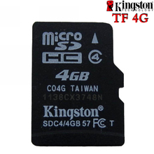 Kingston金士顿 4G TF MicroSD 手机内存存储卡class4正品送卡套