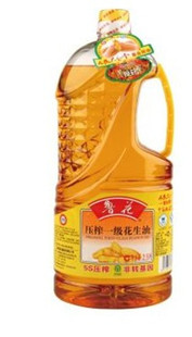  鲁花压榨一级花生油2.5L