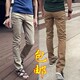 男裤夏装2012新款休闲裤 青少年装男裤子 韩版潮流修身裤男休闲裤