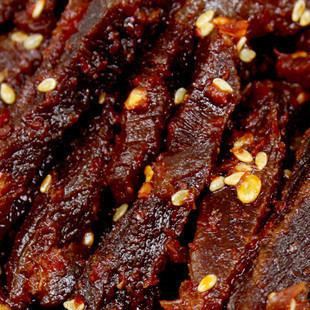 香烤麻辣牛肉干...