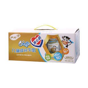  伊利QQ星儿童成长纯牛奶健骨型 190ml*15包 武汉满百包邮