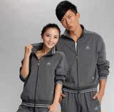 2012春专柜正品 阿迪达斯运动服套装男女情侣运动套装纯棉运动装