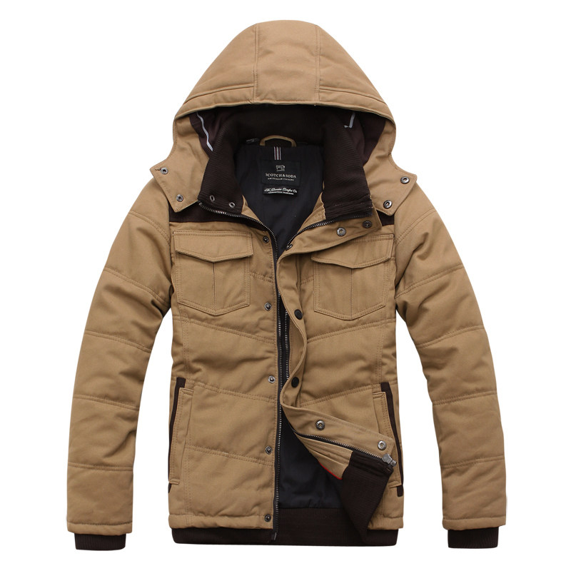 12冬原单苏打 Scotch Soda 棉服<em>外套</em> <em>男士麂皮</em>