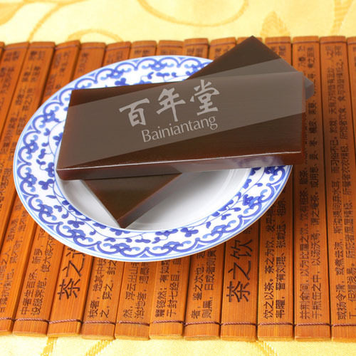 包邮山东东阿 正品阿胶 百年堂阿胶块 打阿胶原粉熬固元膏阿胶糕